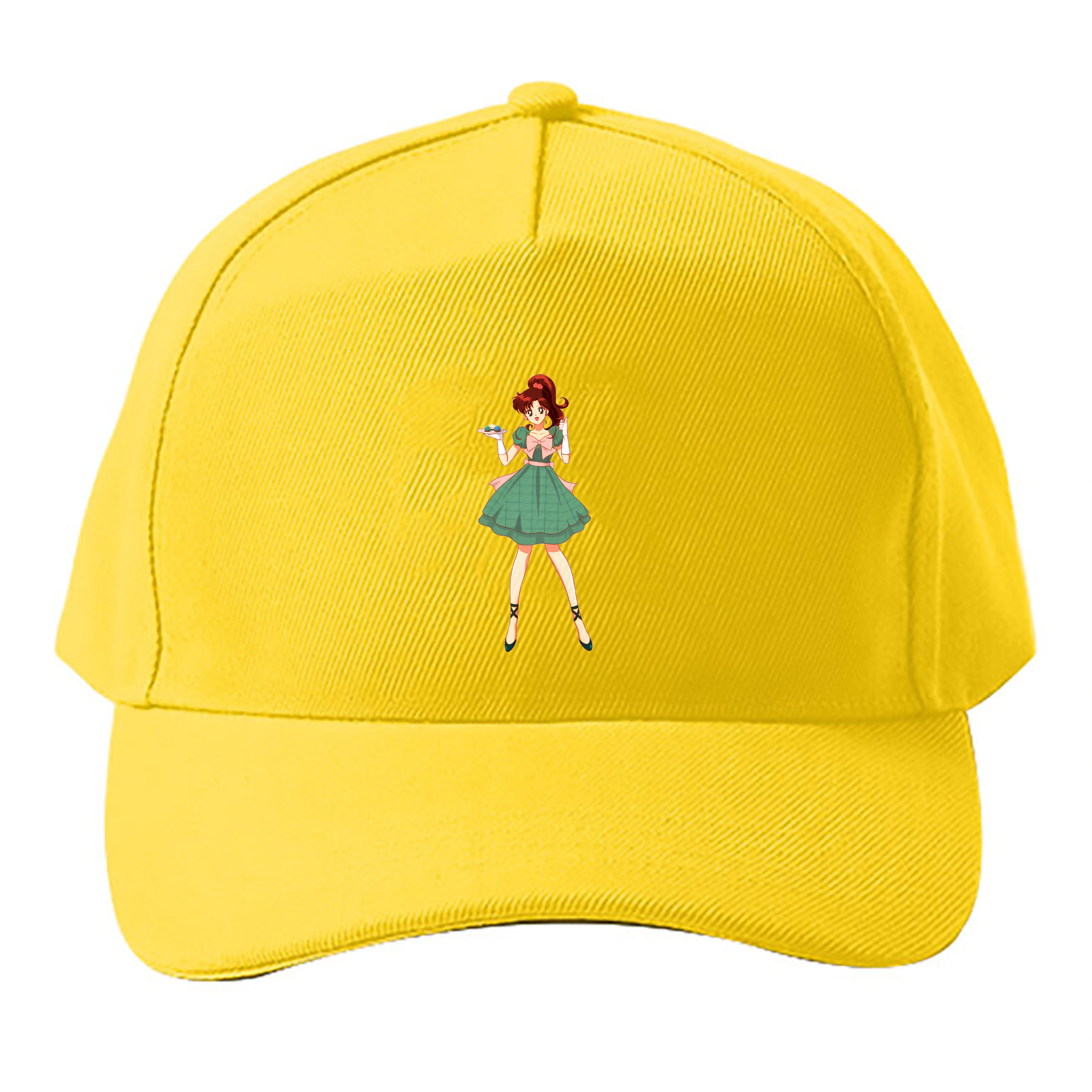 （画像用） 美少女戦士セーラームーン 木野 まこと きの まこと Sailor Moon Kino Makoto （セーラージュピター；Sailor Jupiter） ベースボールキャップ 綿100％ 男女兼用 帽子 スポーツ
